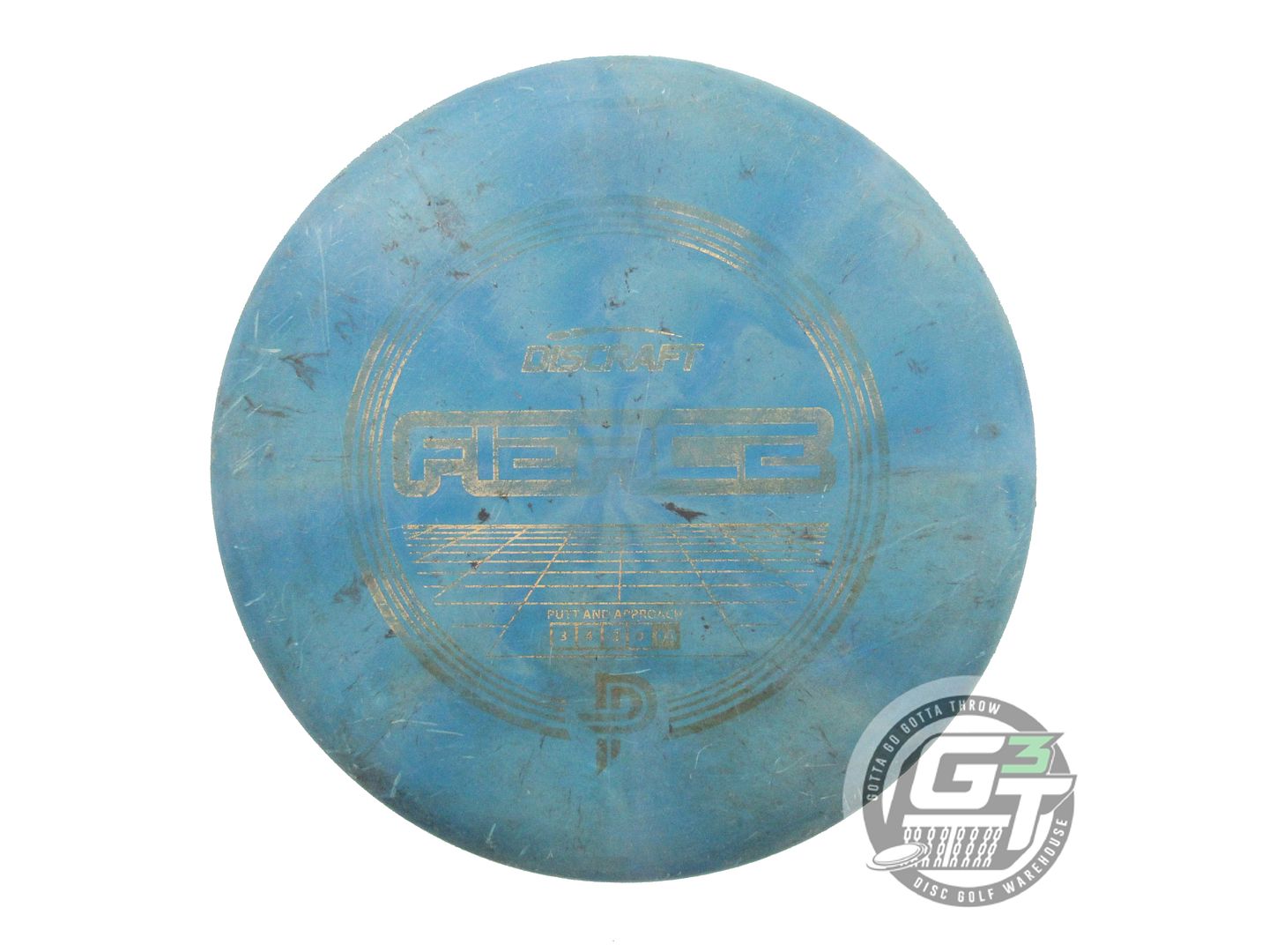 USED Discraft [PIERCE] Jawbreaker Fierce 172g Blue-Gray Putter Golf Disc