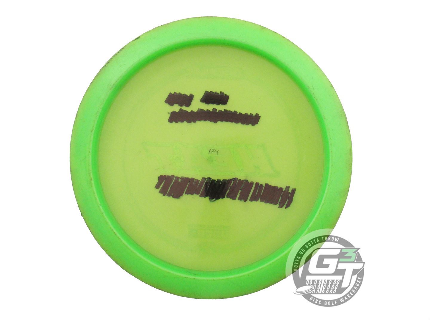 USED Discraft Z Heat 174g Olive Silver Holo Foil Distance Driver Golf Disc