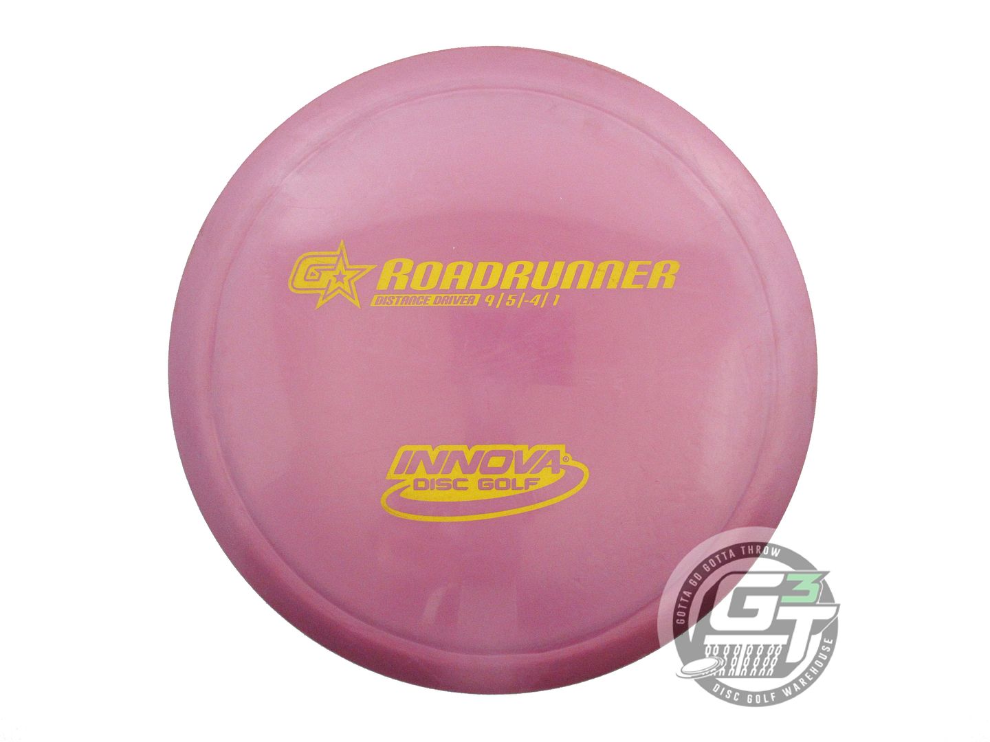 USED Innova GStar Roadrunner 167g Pink Yellow Stamp Distance Driver Golf Disc