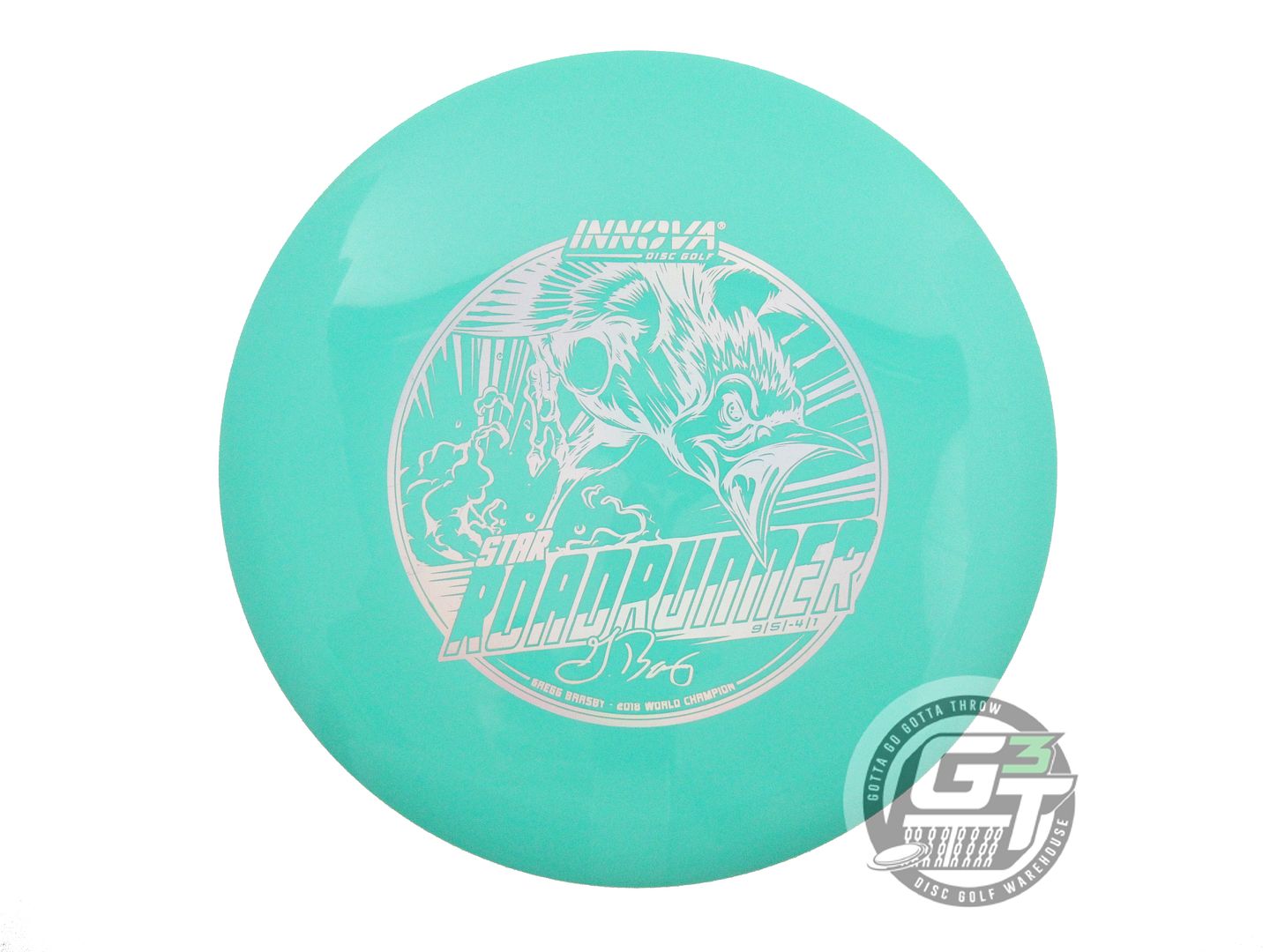 NOS Innova [BARSBY] Star Roadrunner 166g Seafoam Silver Holo Foil Driver Disc
