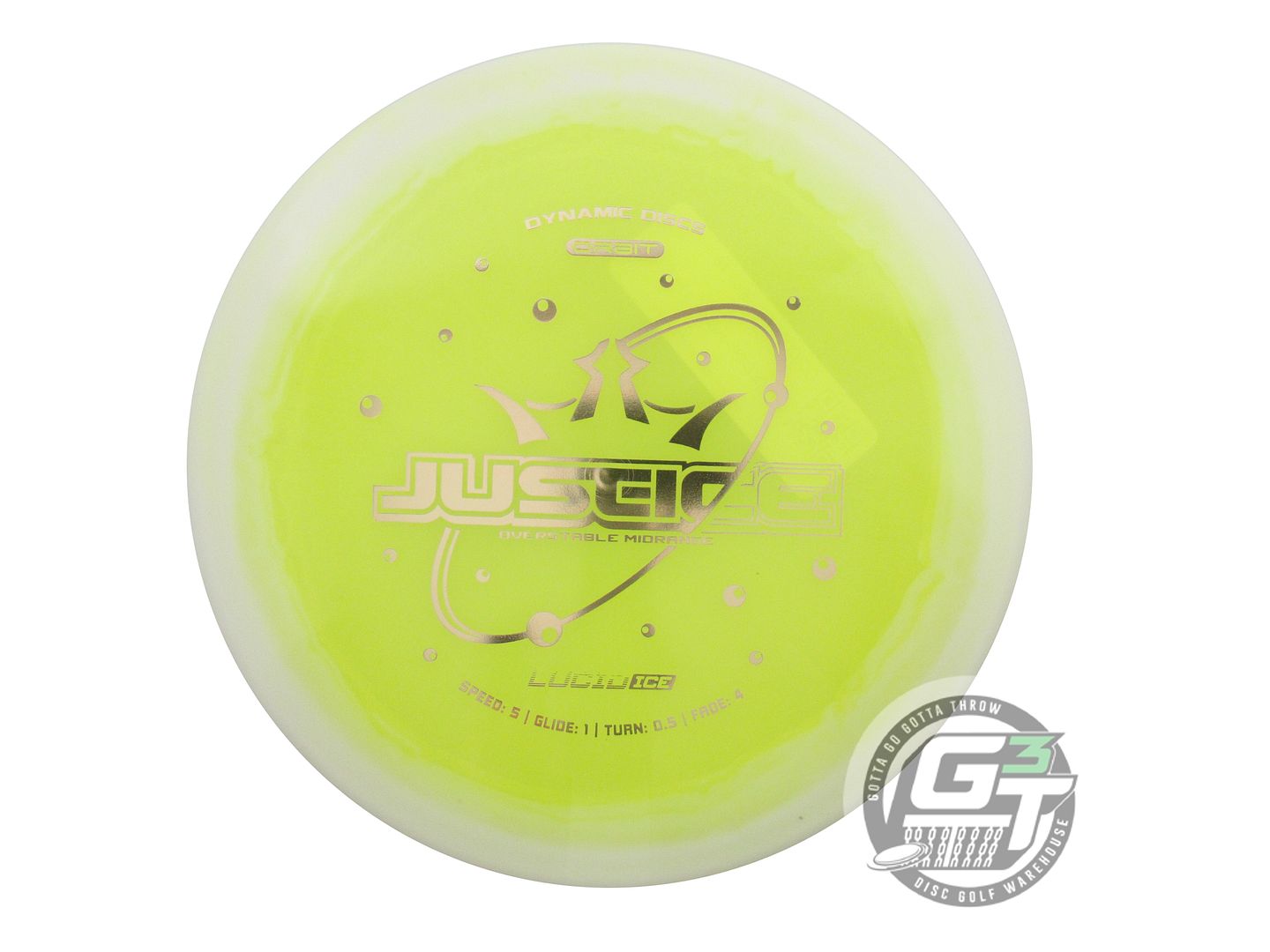 Dynamic Discs Lucid Ice Orbit Justice Midrange Golf Disc (Individually Listed)