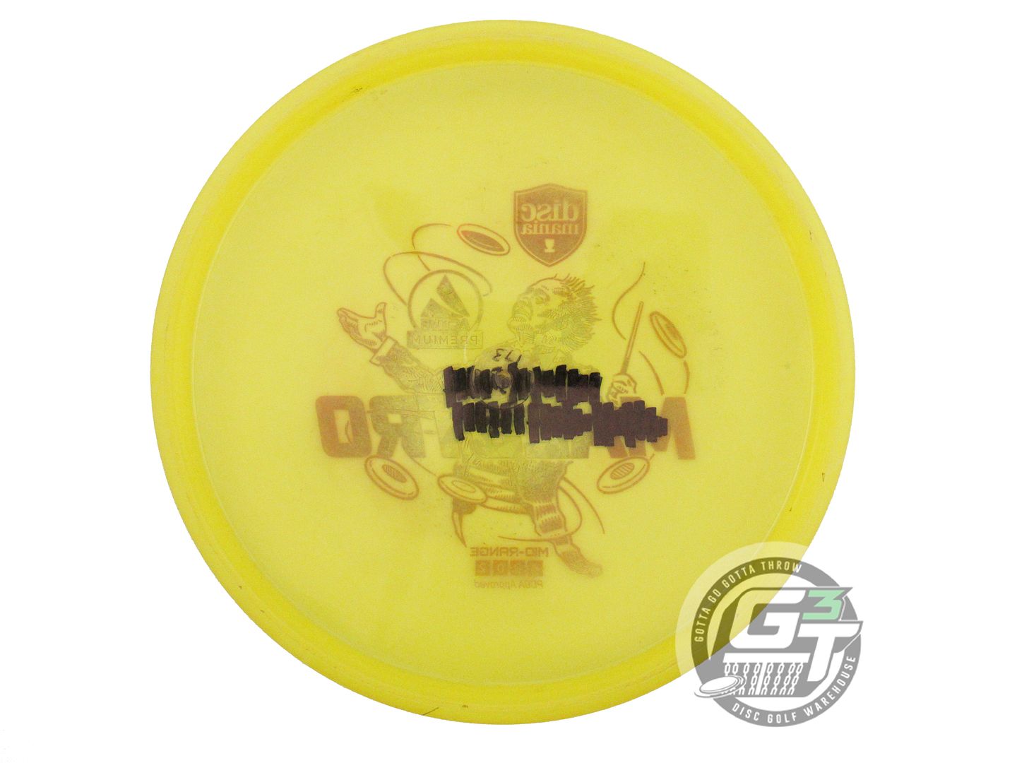 USED DiscMania Active Premium Maestro 173g Yellow Red Shatter Midrange Golf Disc