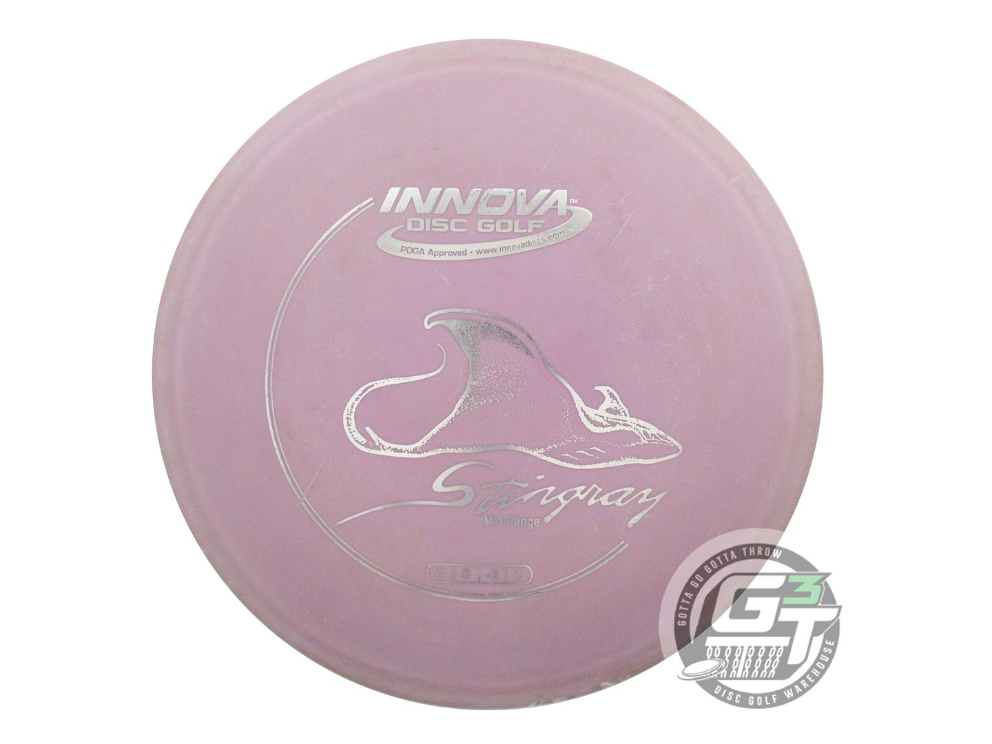 USED Innova DX Stingray 170g Lilac Silver Foil Midrange Golf Disc