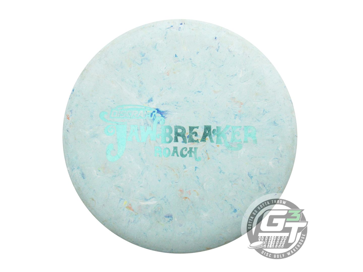 USED Discraft Jawbreaker Roach 175g Sky Blue Aqua Foil Putter Golf Disc