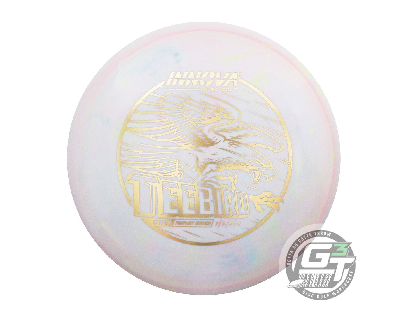 USED Innova Star Teebird 164g Lilac Gold Foil Fairway Driver Golf Disc