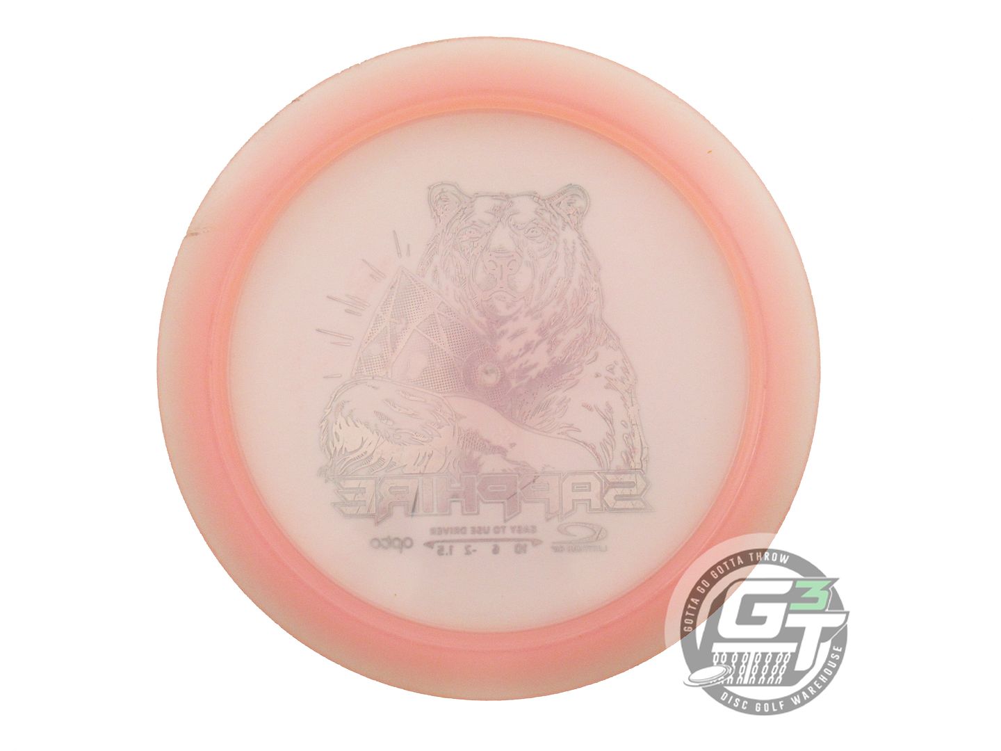 USED Latitude 64 Opto Sapphire 159g Pink Green Foil Distance Driver Golf Disc