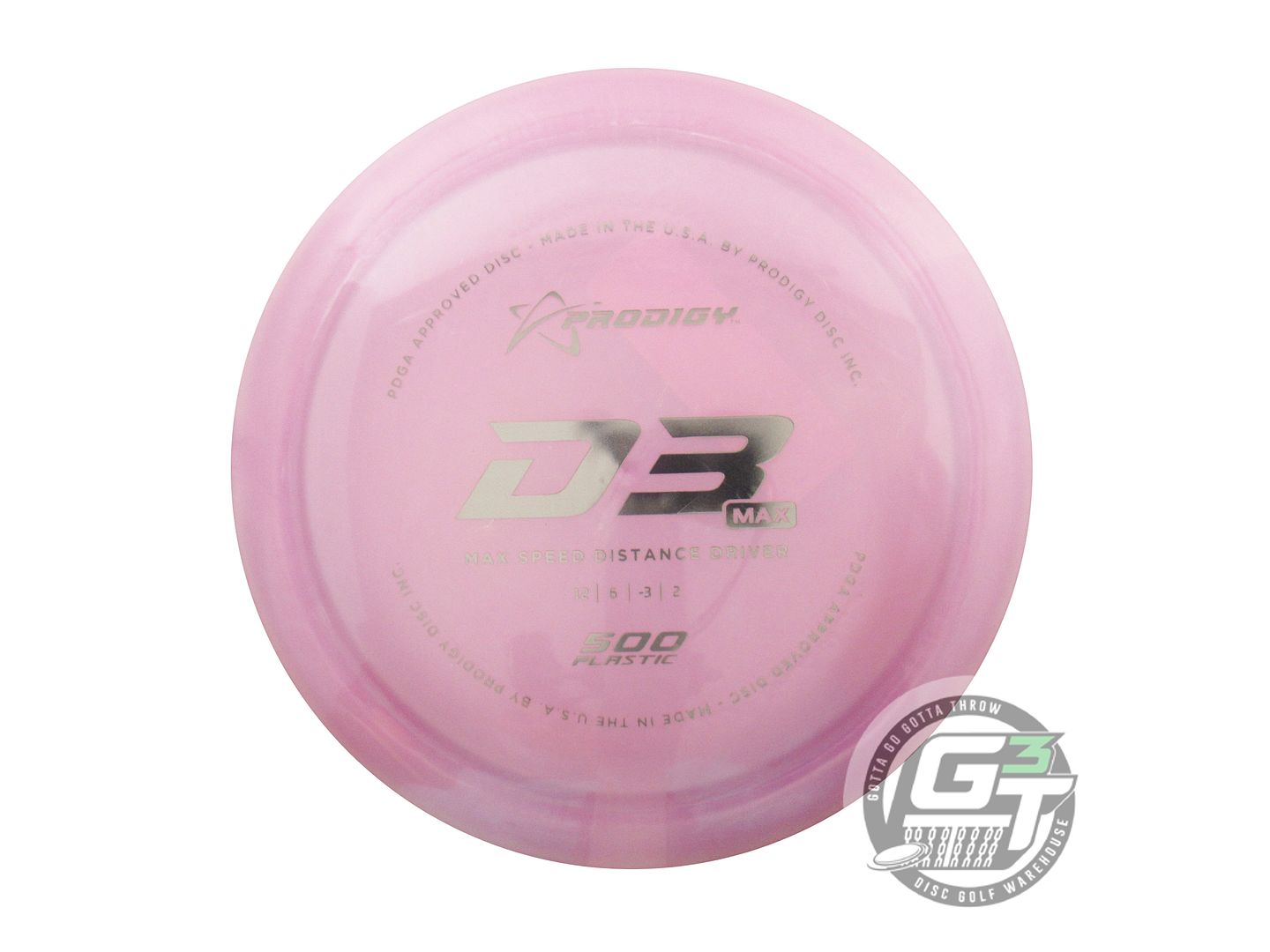 Prodigy 500 Series D3 Max Distance Driver Golf Disc (Individually Listed)