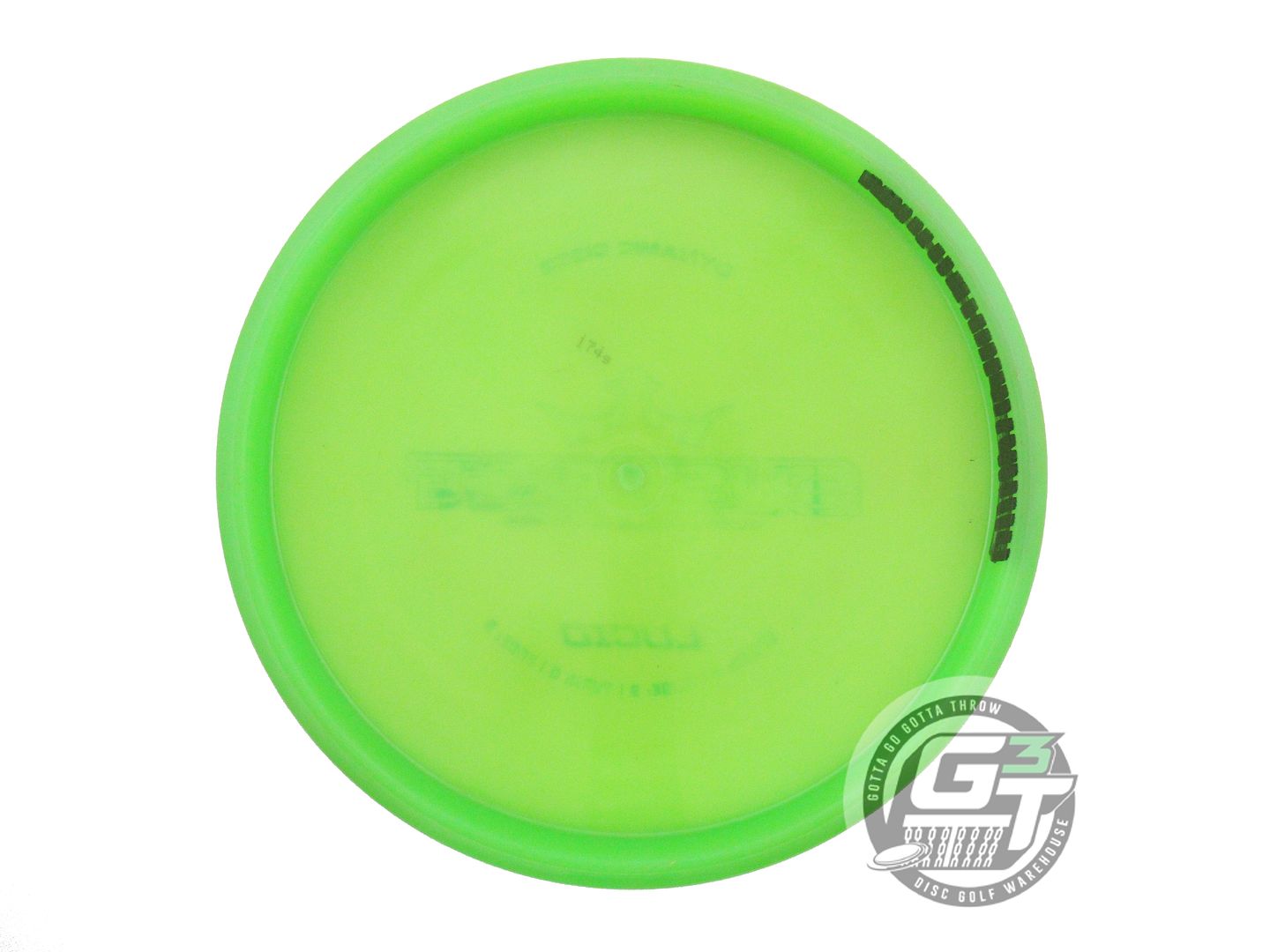 USED Dynamic Discs Lucid Suspect 174g Lime Green Foil Midrange Golf Disc