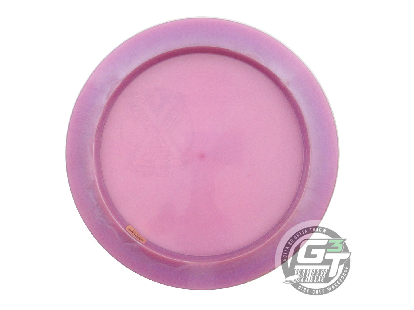 USED Discraft Z Nuke 177g Lilac Silver Flower Foil Distance Driver Golf Disc