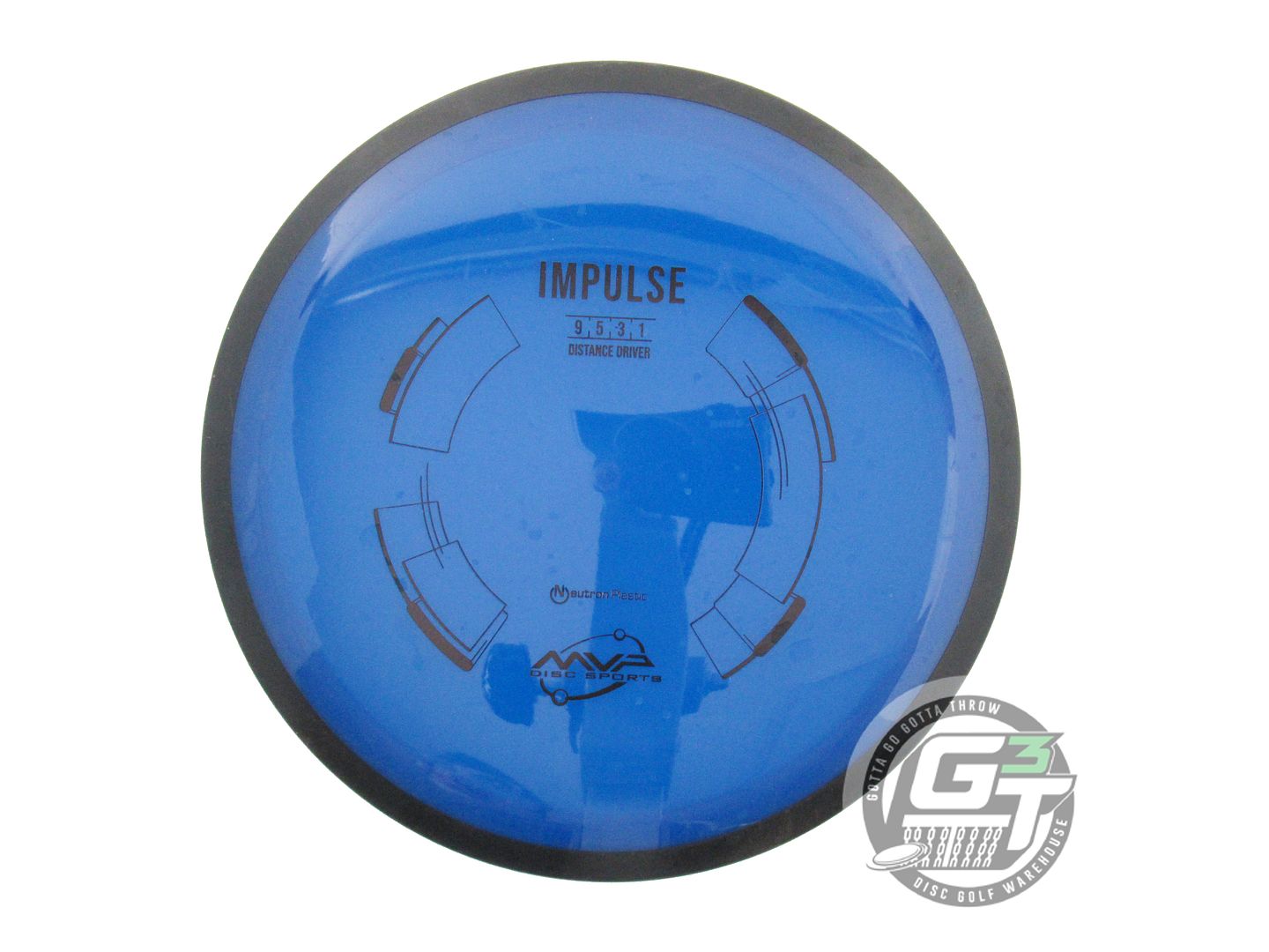 USED MVP Disc Sports Neutron Impulse 171g Royal Blue Distance Driver Golf Disc