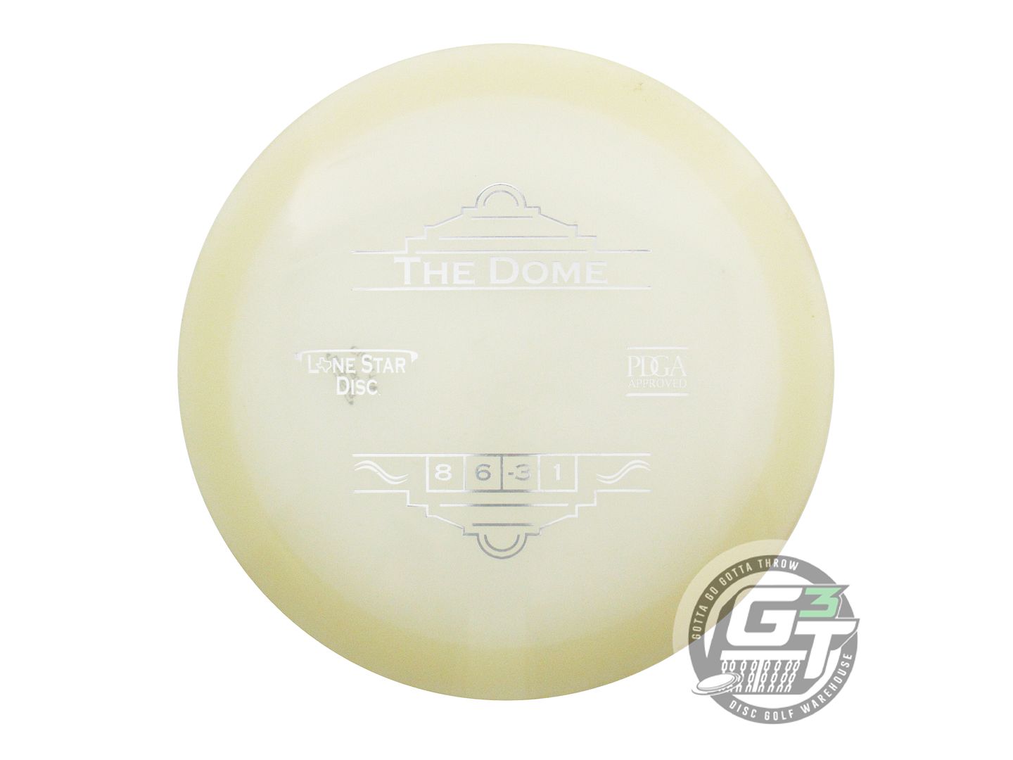 USED Lone Star Glow The Dome 173g Silver Foil Fairway Driver Golf Disc