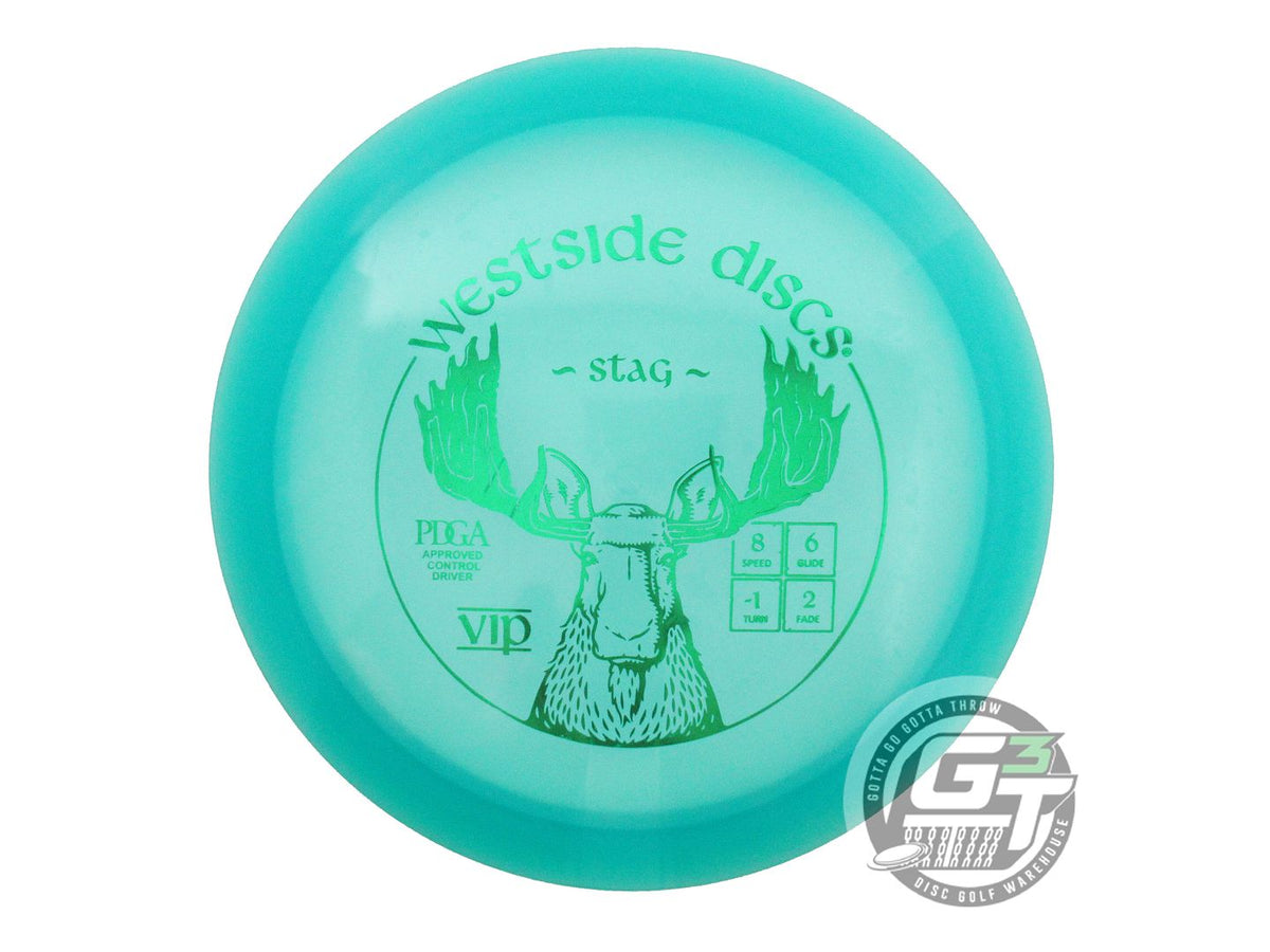USED Westside Discs VIP Stag 175g Seafoam Green Foil Fairway Driver Golf Disc