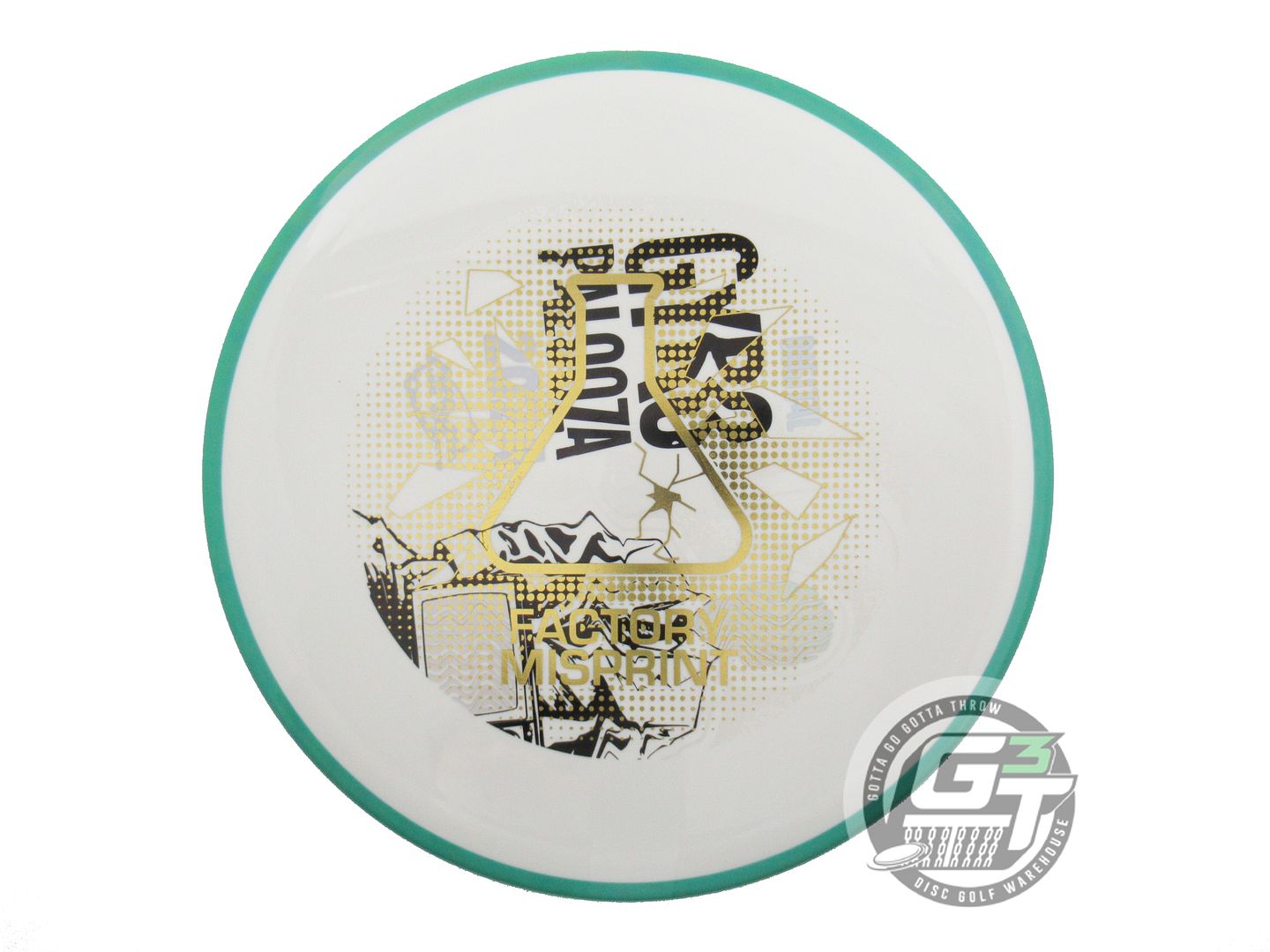 NOS Axiom Discs X-OUT Neutron Balance 172g White Seafoam Rim Midrange Golf Disc