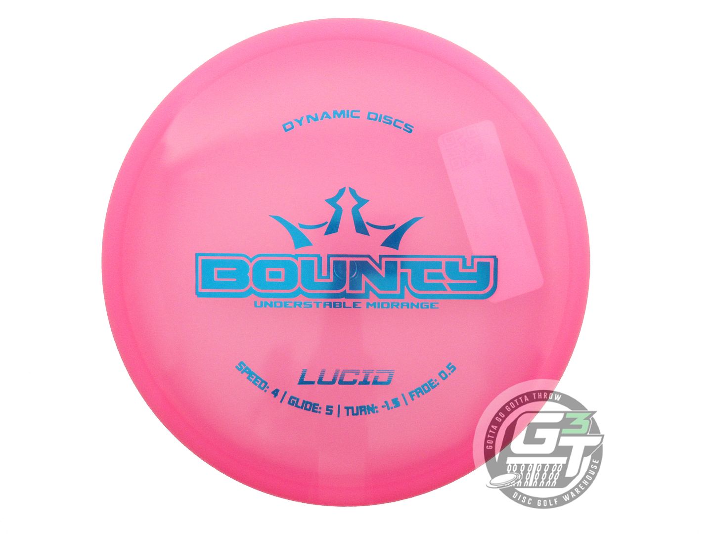 Dynamic Discs Lucid Bounty Midrange Golf Disc (Individually Listed)