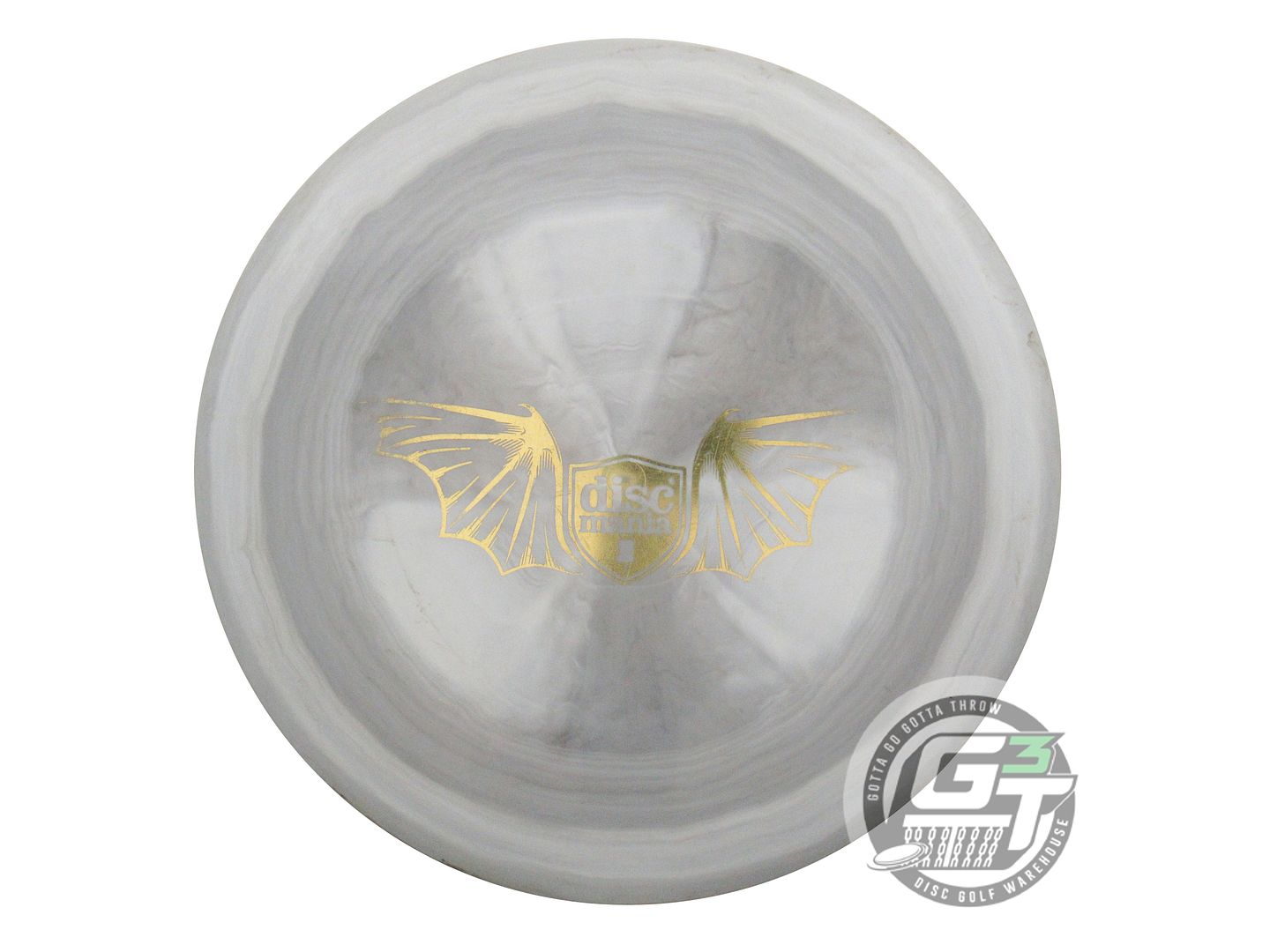 USED DiscMania WINGS S-Line MD1 174g Gray Gold Foil Midrange Golf Disc
