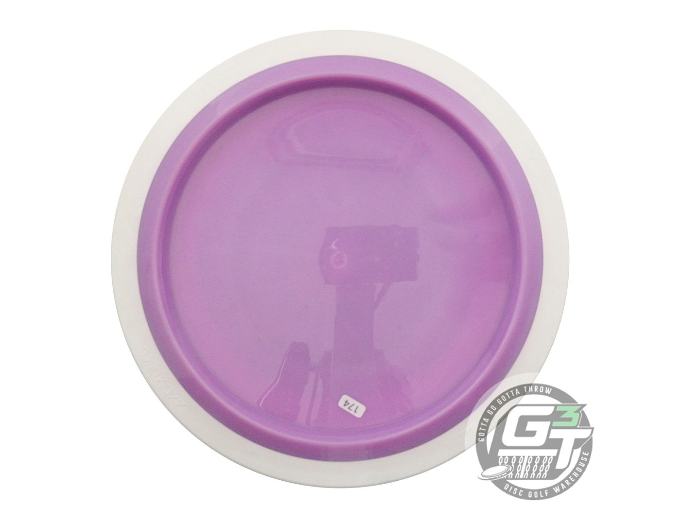 NOS Axiom Discs X-OUT Neutron Tenacity 174g Lilac White Rim Distance Driver Disc