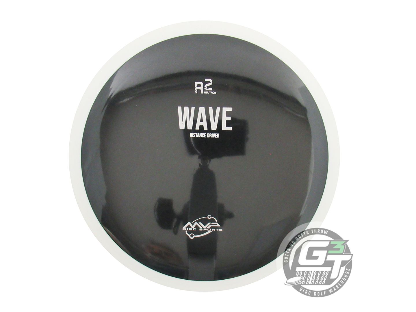 NOS MVP Disc Sports R2 Neutron Wave 159g Black White Rim Distance Driver Disc