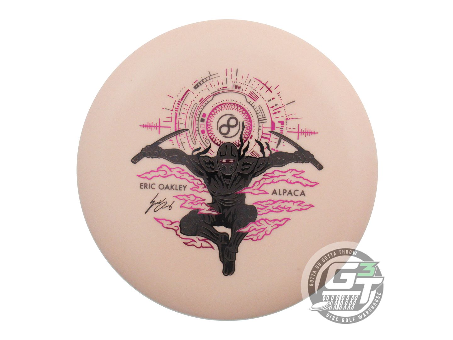 USED Infinite [OAKLEY] Glow P-Blend Alpaca 168g Peach Putter Golf Disc