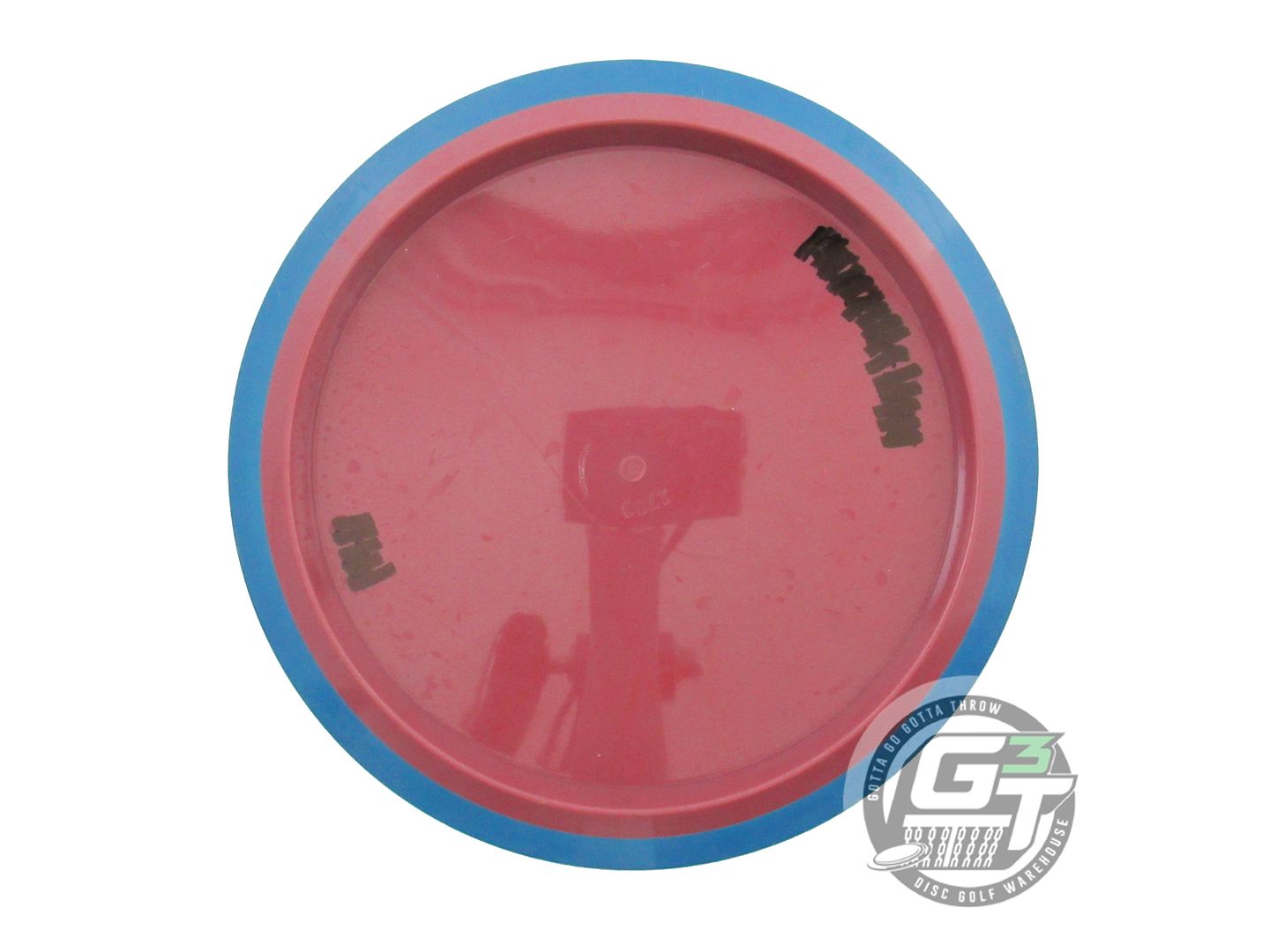 USED Axiom Discs Neutron Insanity 170g Maroon Blue Rim Distance Driver Golf Disc