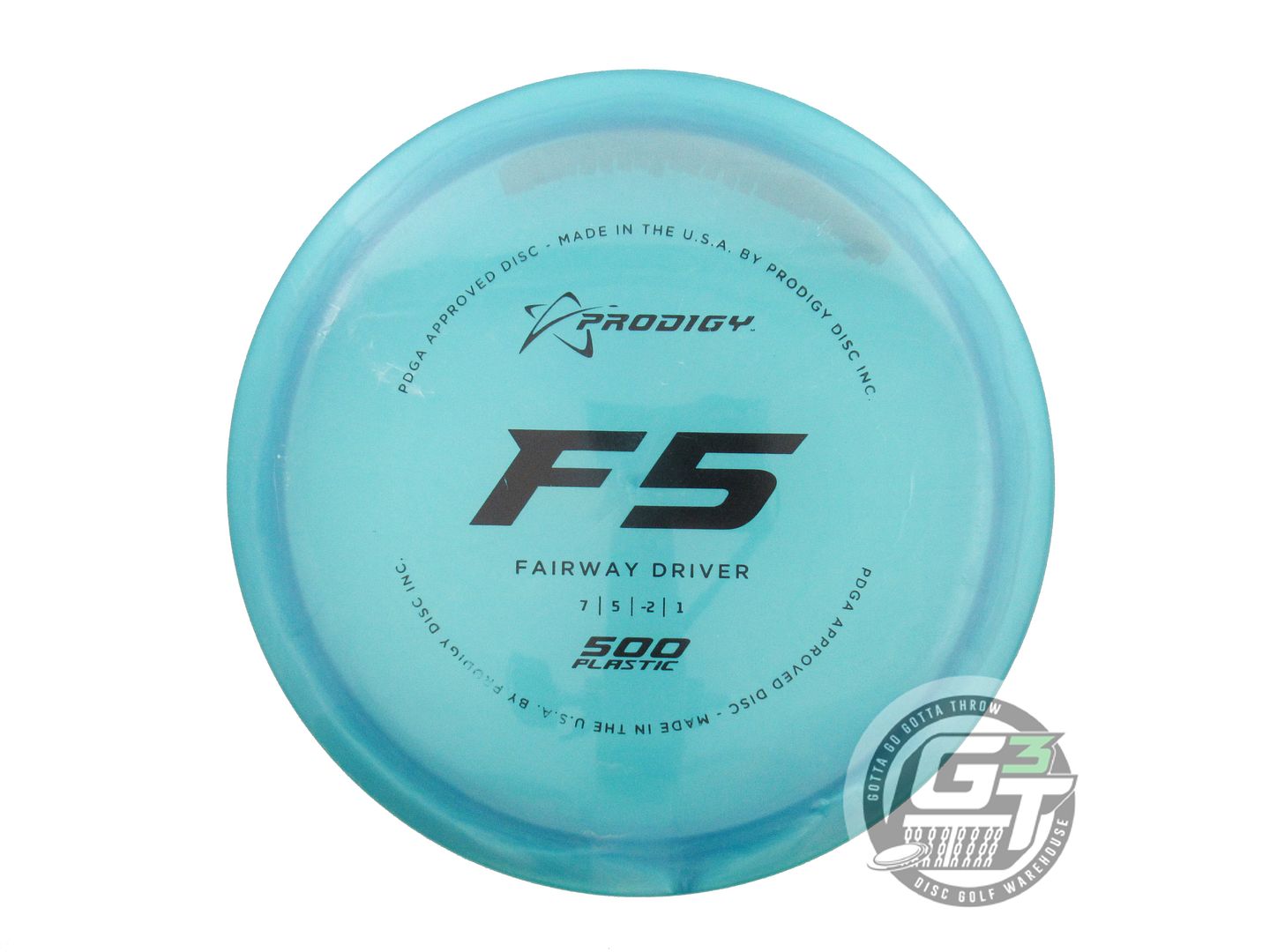 USED Prodigy Discs 500 F5 166g Teal Black Stamp Fairway Driver Golf Disc