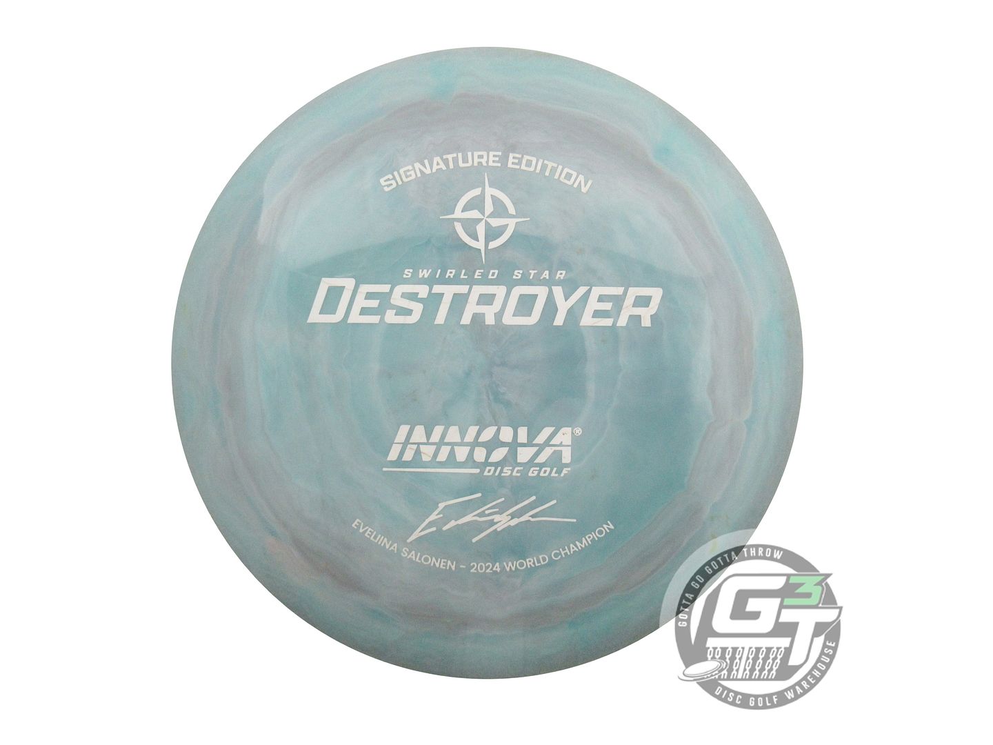 USED Innova [SALONEN 1X] Star Destroyer 174g Teal-Gray White Stamp Driver Disc