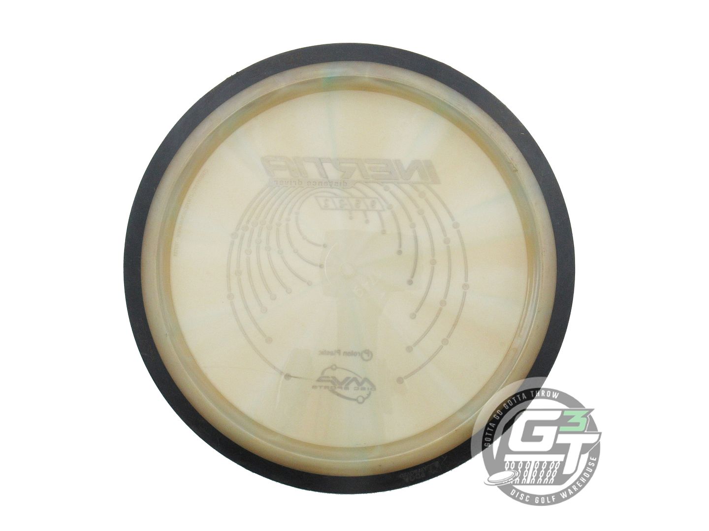 USED MVP Disc Sports Proton Inertia 174g Gold Shimmer Distance Driver Golf Disc