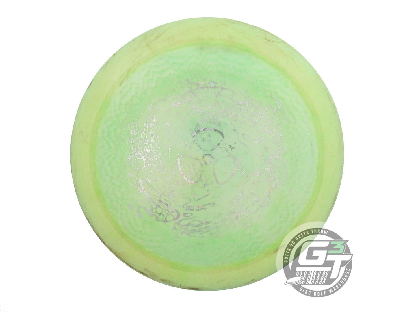 USED Discraft [LEDGESTONE] Glo ESP Nuke 173g Lime Holo Star Distance Driver Disc