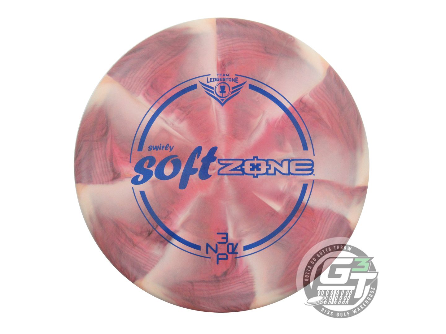 USED Discraft [PRESNELL] Putter Line Soft Zone 170g Purple-Peach Putter Disc