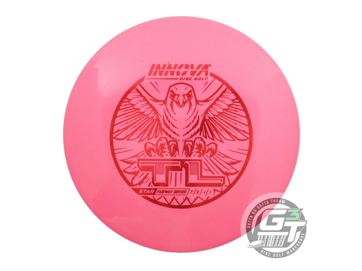 USED Innova Star TL 168g Pink Red Foil Fairway Driver Golf Disc