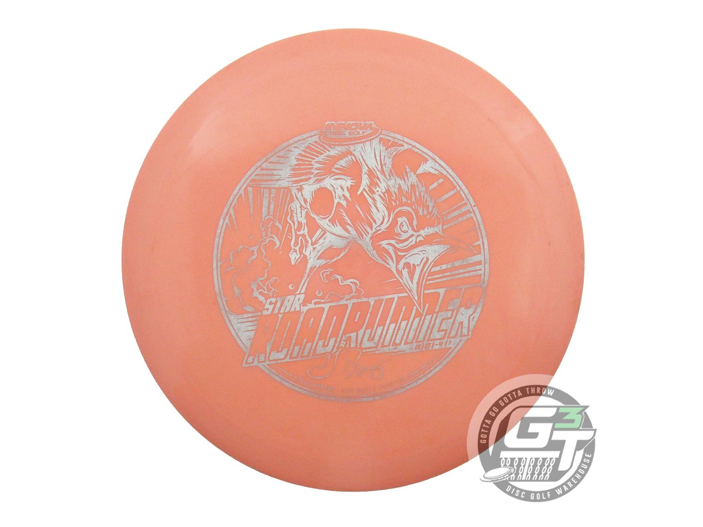 USED Innova [BARSBY] Star Roadrunner 164g Peach Silver Glitter Foil Driver Disc