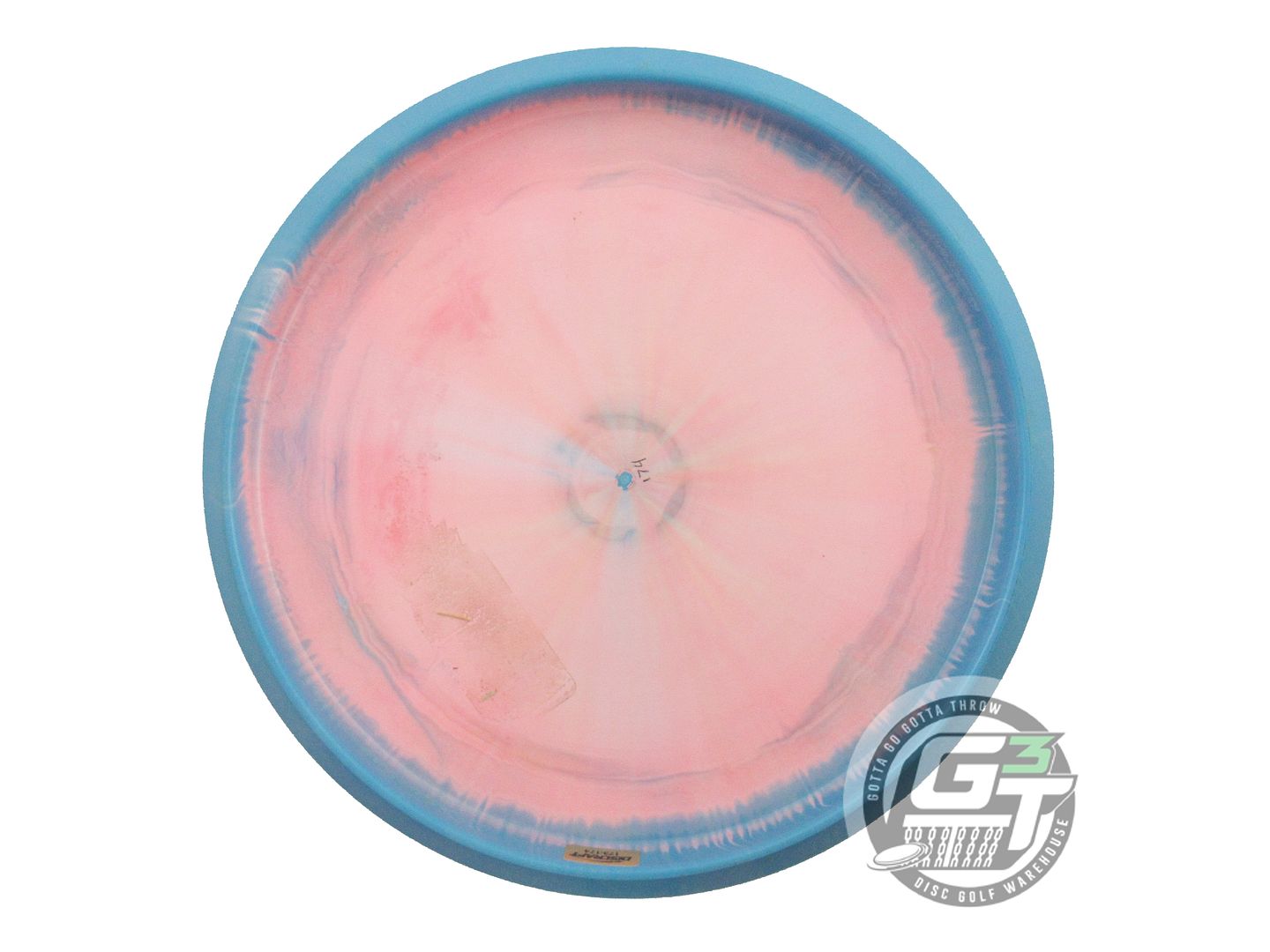 USED Discraft ESP Zone 174g Blue-Pink Magenta Shatter Foil Putter Golf Disc