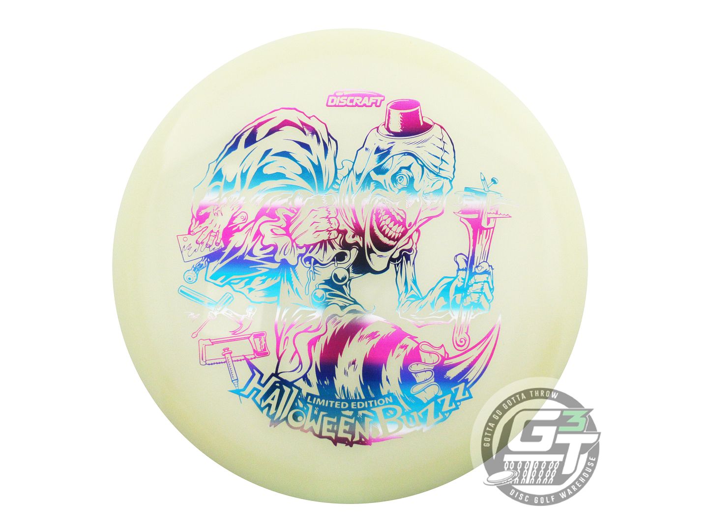 Discraft Limited Edition 2025 Halloween Mega-Glo Elite Z Buzzz Midrange Golf Disc (Individually Listed)