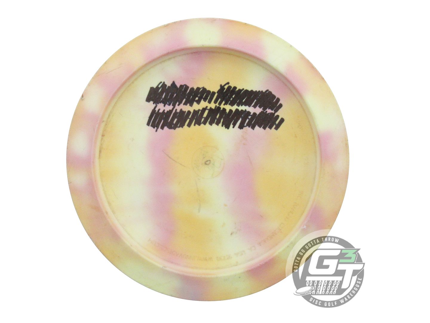 USED Innova I-DYE Pro Wraith 175g Pink Lines RIM DAMAGE Distance Driver Disc