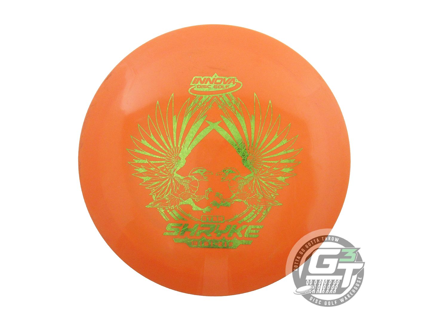 USED Innova Star Shryke 167g Orange Lime Foil Distance Driver Golf Disc