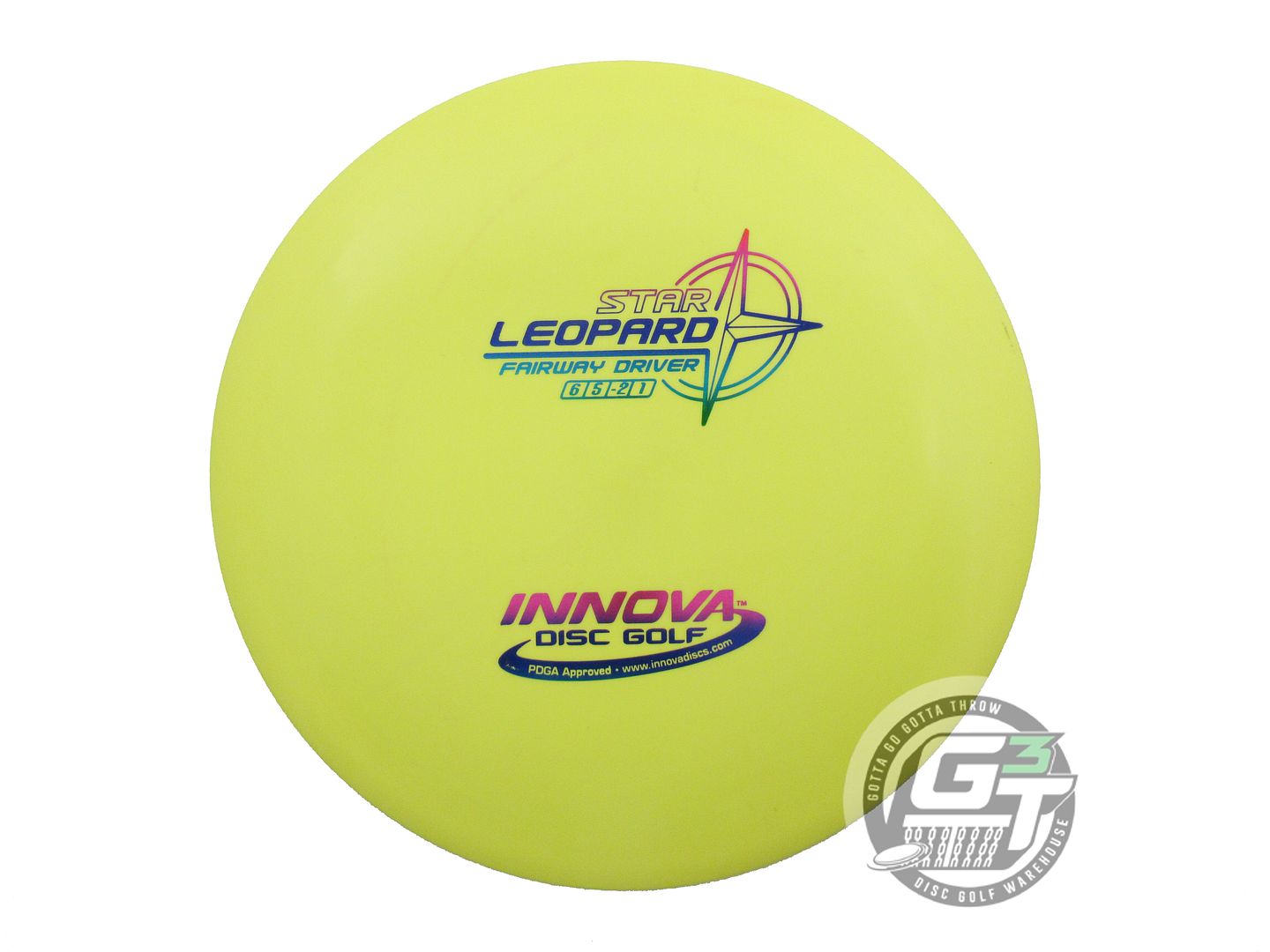 USED Innova Star Leopard 175g Yellow Miami Foil Fairway Driver Golf Disc