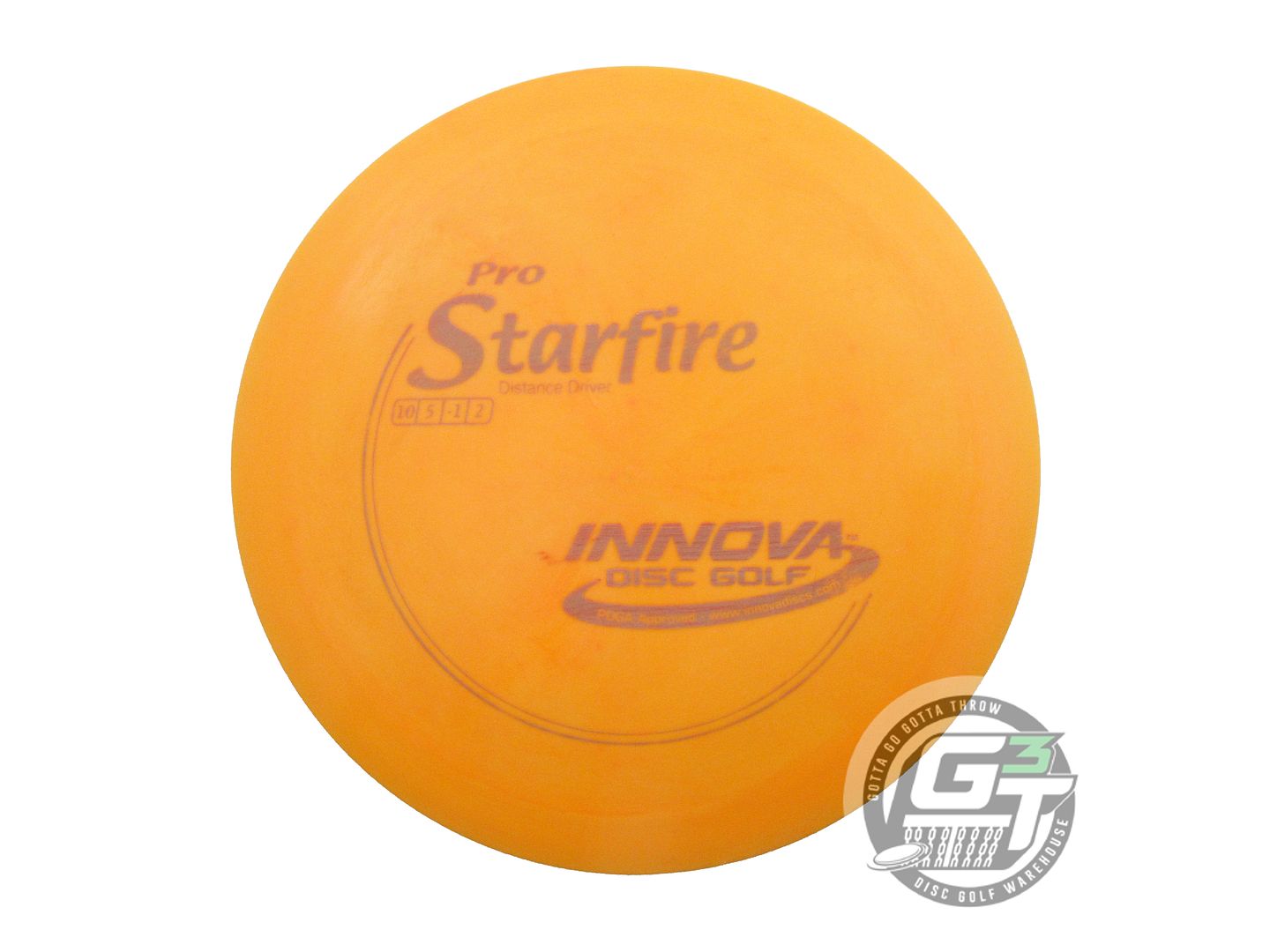 USED Innova Pro Starfire 168g Orange Gray Stamp Distance Driver Golf Disc