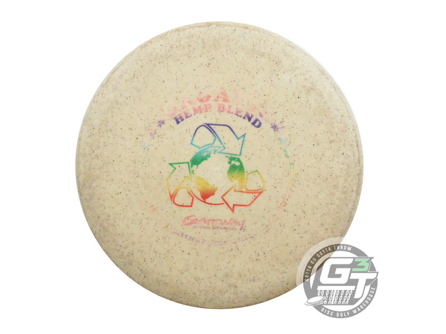 USED Gateway Hemp Blend SSS Wizard 175g Ivory Rainbow Foil Putter Golf Disc
