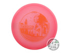 USED Discraft [LEDGESTONE] Glo Z Zone 175g Pink Orange Stamp Putter Disc