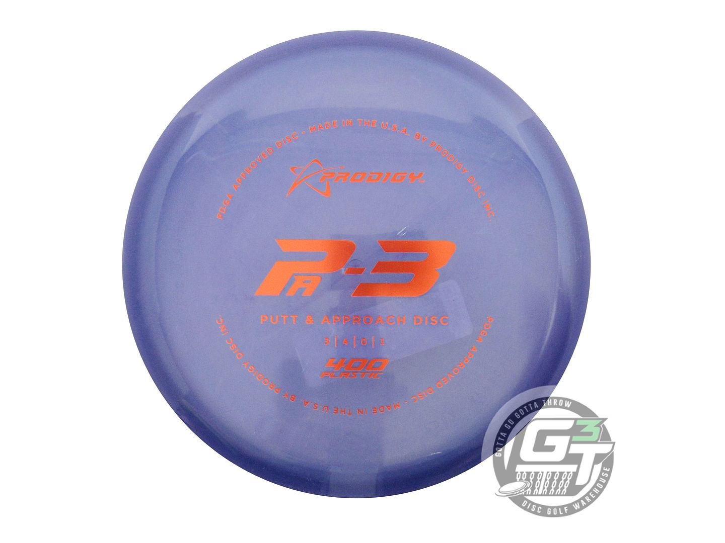 Prodigy 400 Series PA3 Putter Golf Disc (Individually Listed)