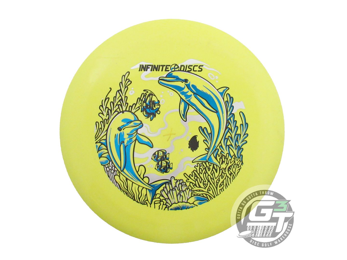 USED Infinite I-Blend Emperor 167g Yellow DOLPHINS Distance Driver Golf Disc