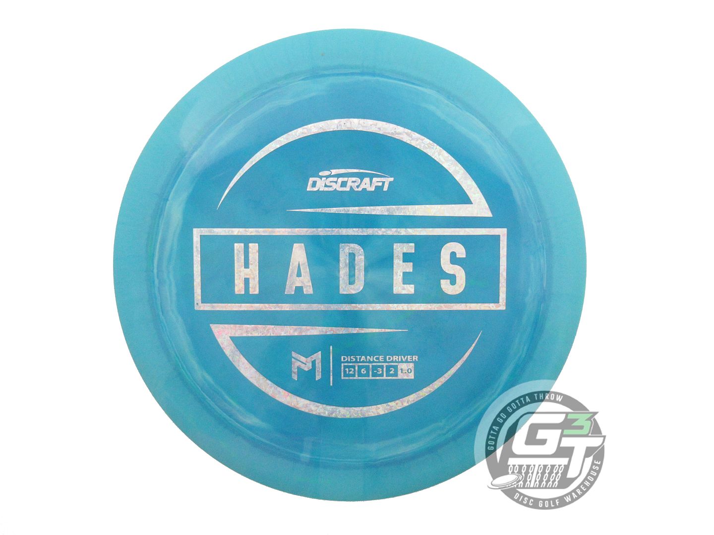 USED Discraft [McBETH] ESP Hades 171g Teal Silver Shatter Foil Driver Golf Disc