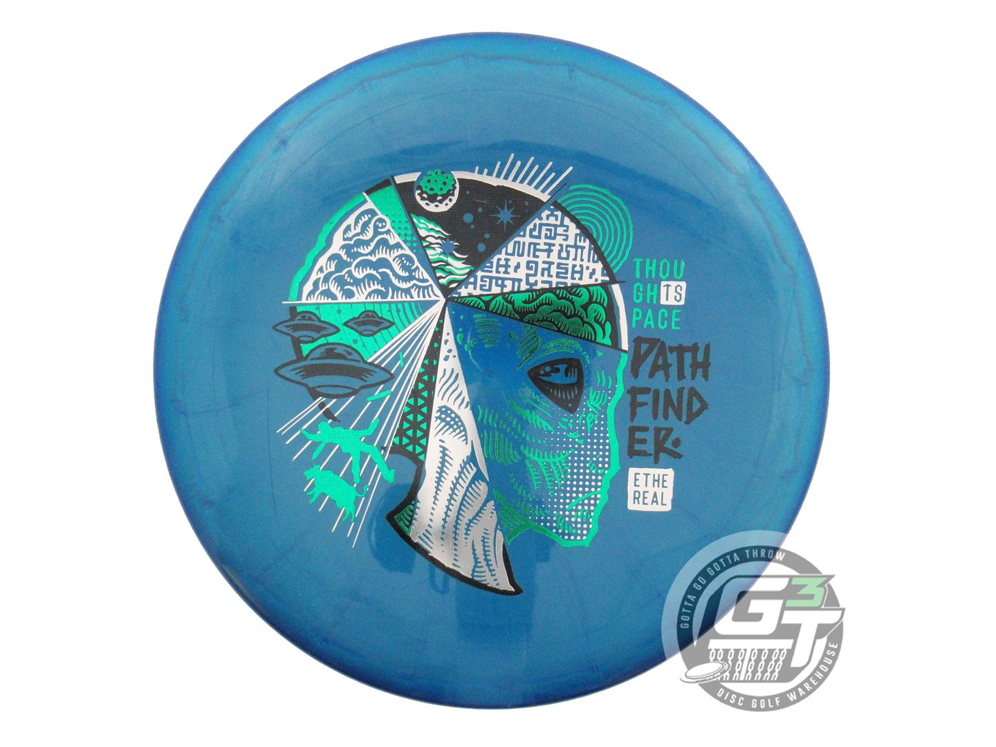 USED Thought Space Ethereal Pathfinder 178g Blue Midrange Golf Disc