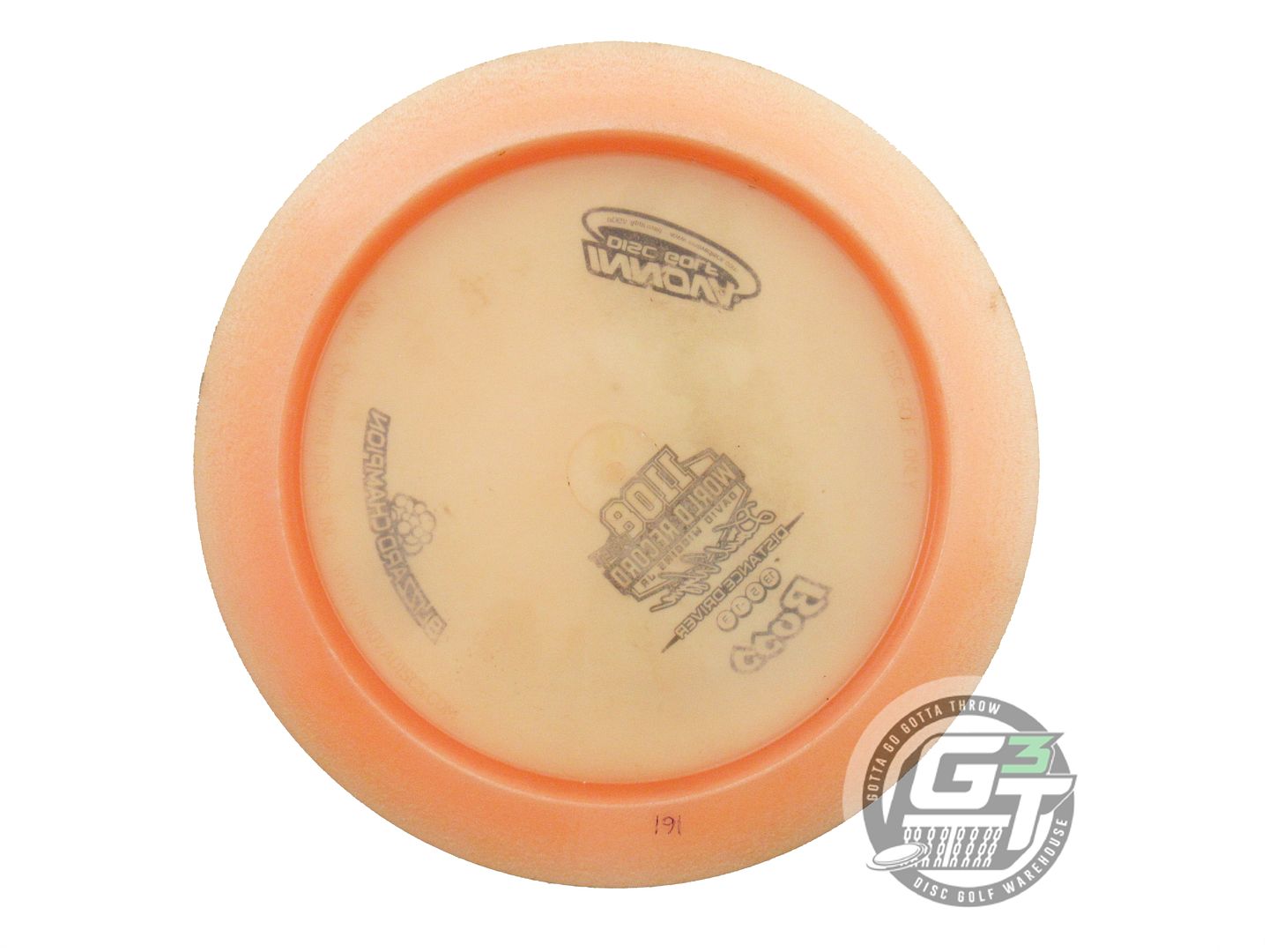 USED Innova Blizzard Boss 160g Orange Black Stamp Distance Driver Golf Disc