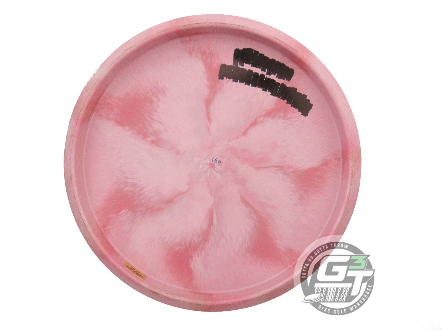 USED Discraft Recycled ESP Zone 169g Pink Teal Holo Foil Putter Golf Disc
