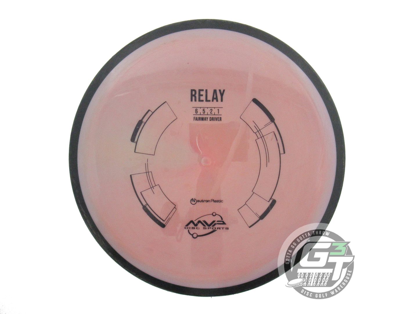 USED MVP Disc Sports Classic Neutron Relay 170g Drab Pink Fairway Driver Disc