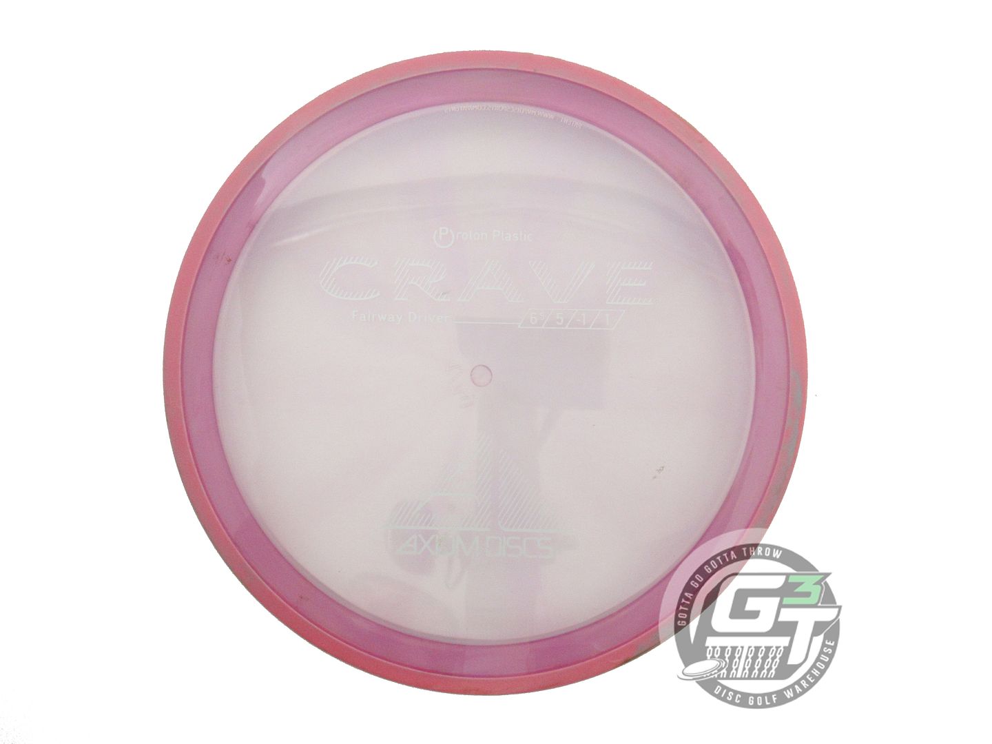 USED Axiom Discs Proton Crave 174g Purple Pink Rim Fairway Driver Golf Disc