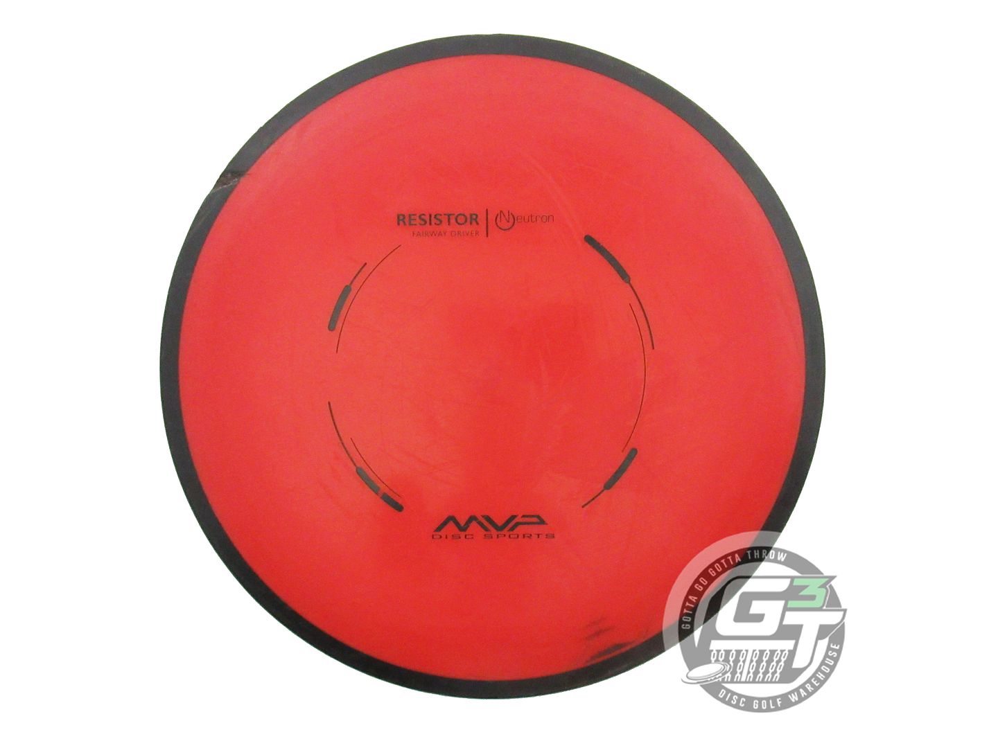 USED MVP Disc Sports Neutron Resistor 173g Red PFN RIM GOUGE Fairway Driver Disc