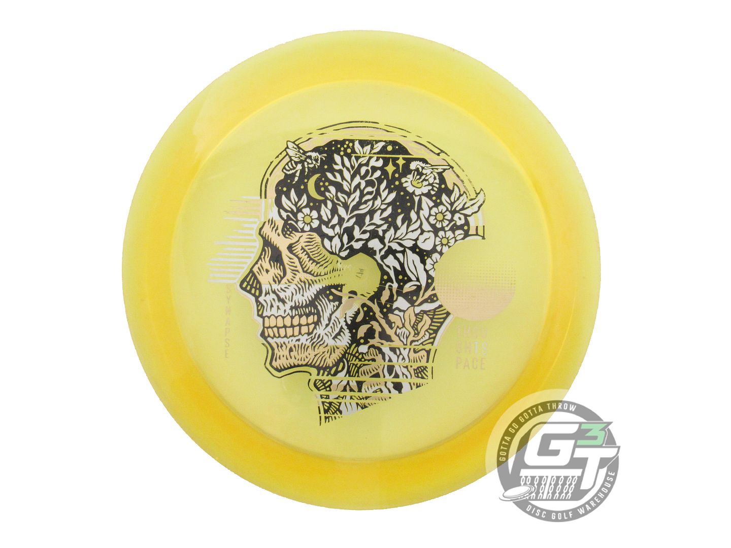 USED Thought Space Ethos Synapse 174g Yellow Distance Driver Golf Disc
