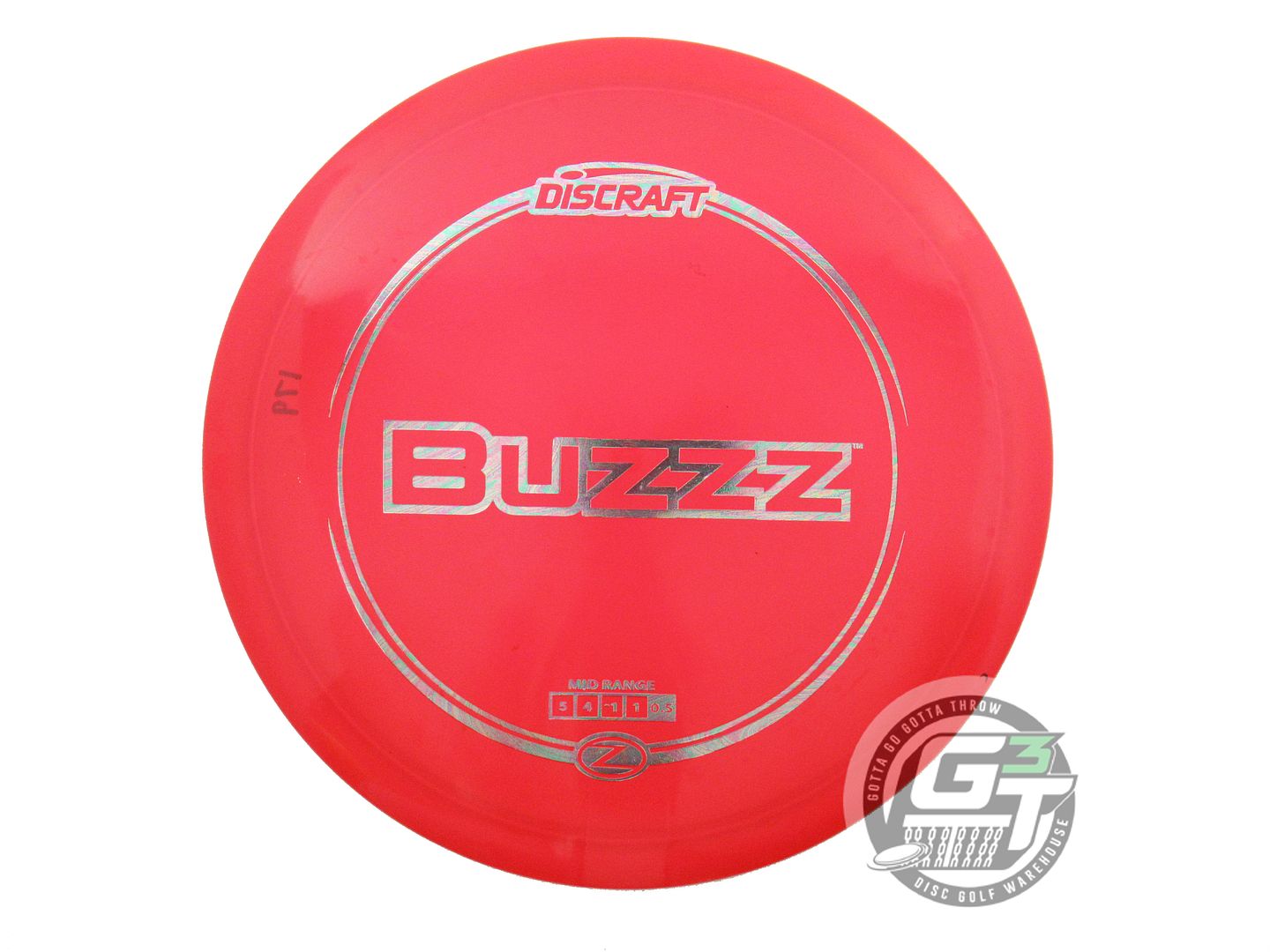 USED Discraft Z Buzzz 179g Red Oil Slick Foil Midrange Golf Disc