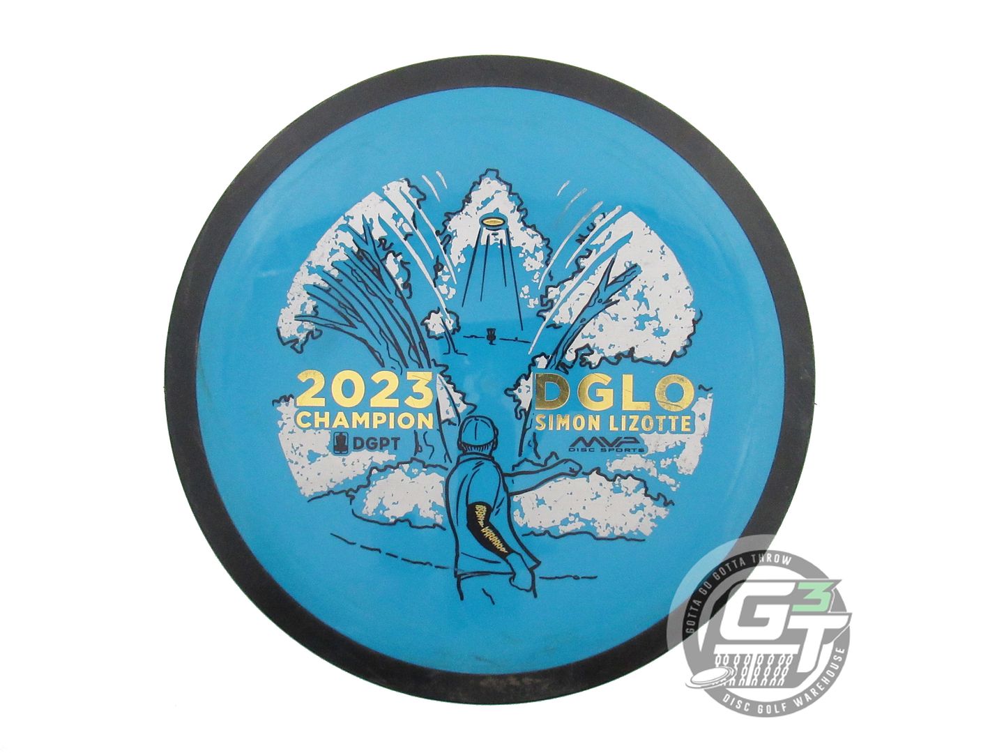 USED MVP Disc Sports [LIZOTTE] DGLO Neutron Wave 173g Teal Driver Golf Disc